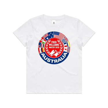 Fred Williams World Logo Youth/Kids Tee